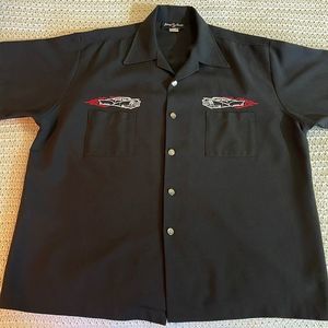 Vintage 1990s Johnny Suede Rockabilly Shirt